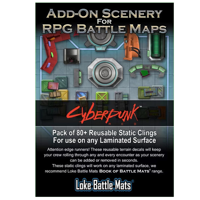 Add On Scenery for RPG Maps - Cyberpunk RED