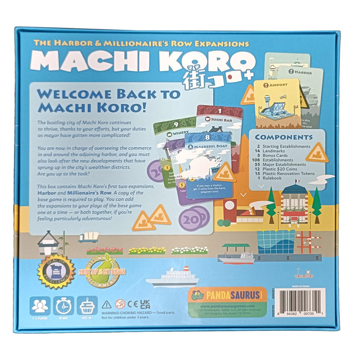 Machi Koro: The Harbor & Millionaire's Row Expansions