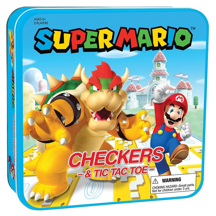 Super Mario™ vs Bowser Checkers & Tic Tac Toe