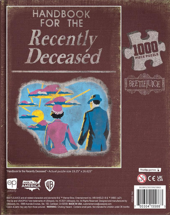 Beetlejuice: Handbook for the Recently Deceased - 1000 Piece Puzzle