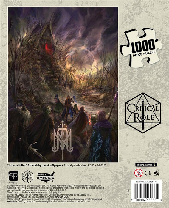 Critical Role: The Mighty Nein - Isharnai's Hut -1000 Piece Puzzle
