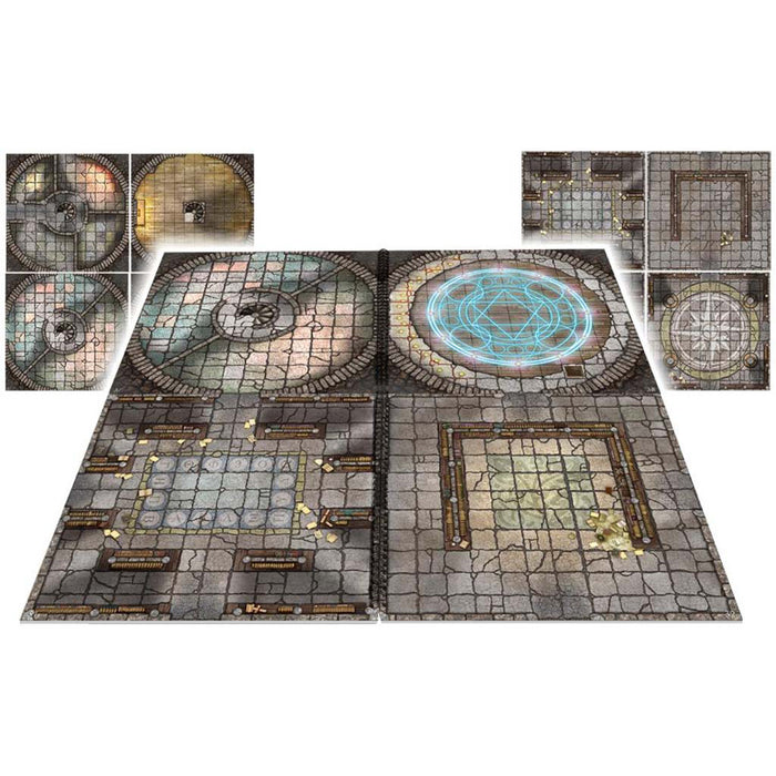 The Dungeon Books of Battle Mats (2 book set)