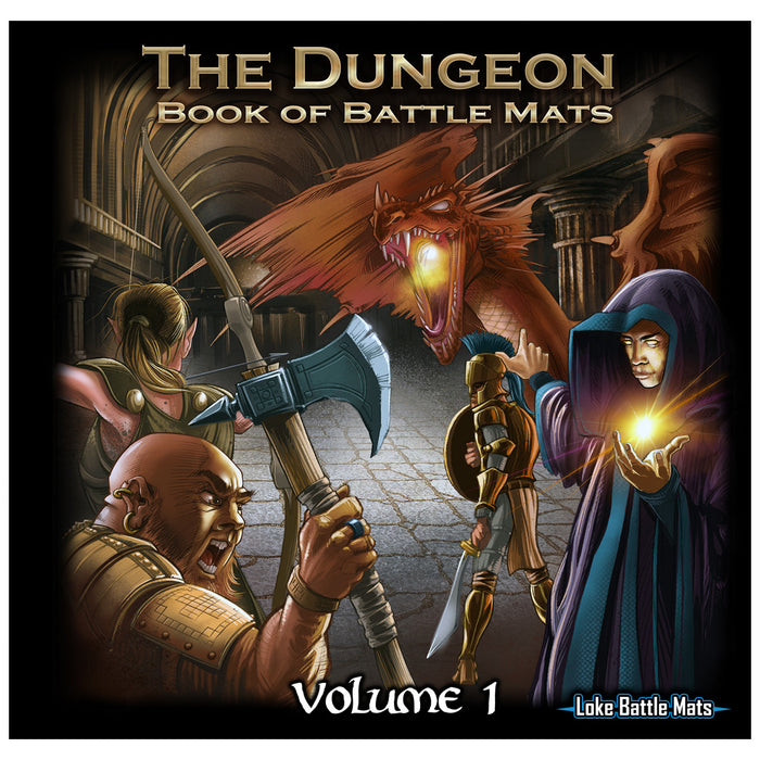 The Dungeon Books of Battle Mats (2 book set)