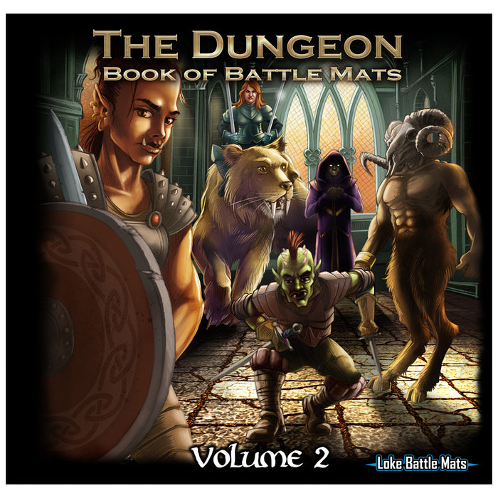 The Dungeon Books of Battle Mats (2 book set)