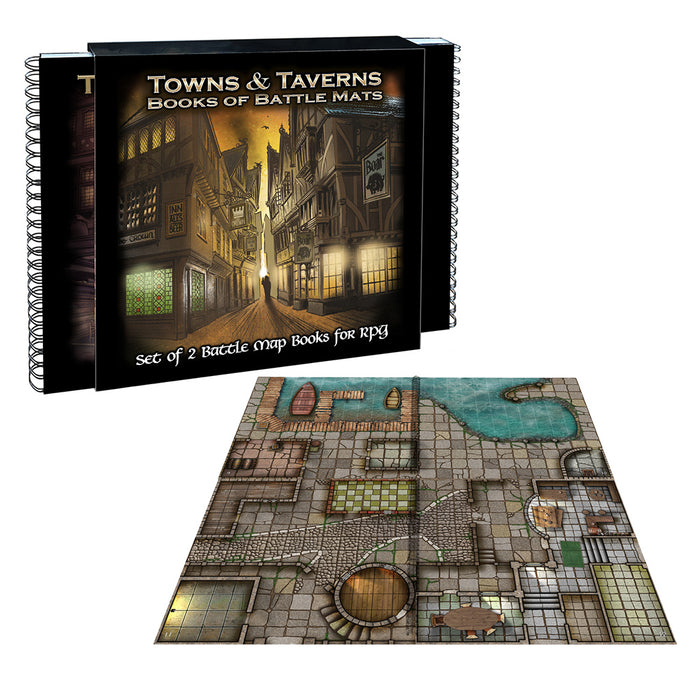 Towns & Taverns Books of Battle Mats