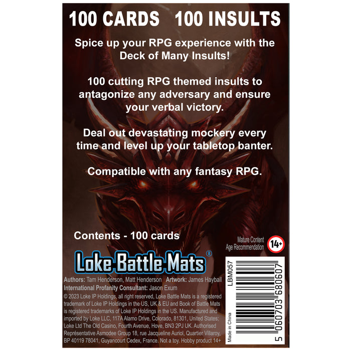 Deck of Many Insults