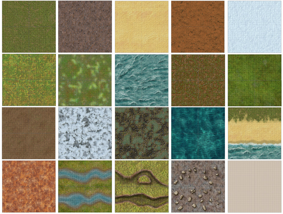 The Terrain Set Build Your Own Battle Map Kit