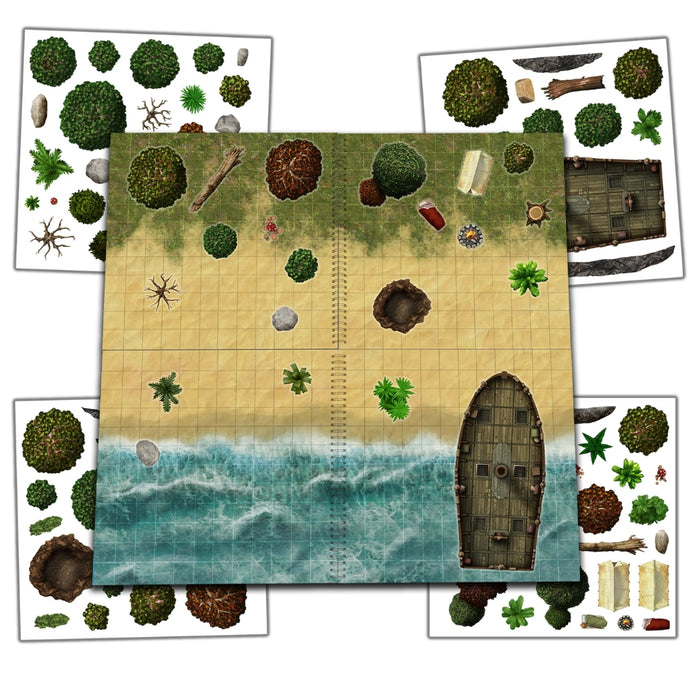 The Terrain Set Build Your Own Battle Map Kit