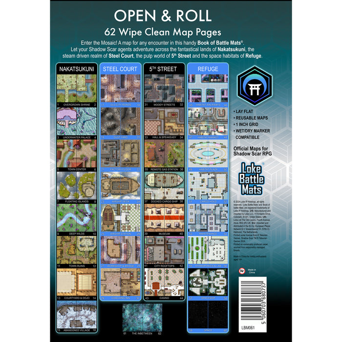 Giant Book of Shadow Scar Battle Mats