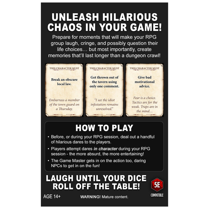 Dumb Dares & Silly Side Quests