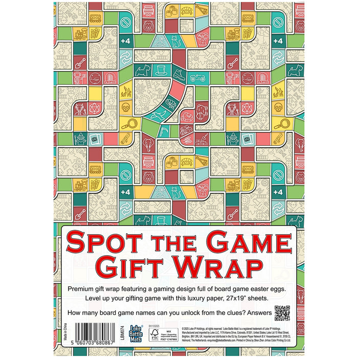 Spot The Game Gift Wrap